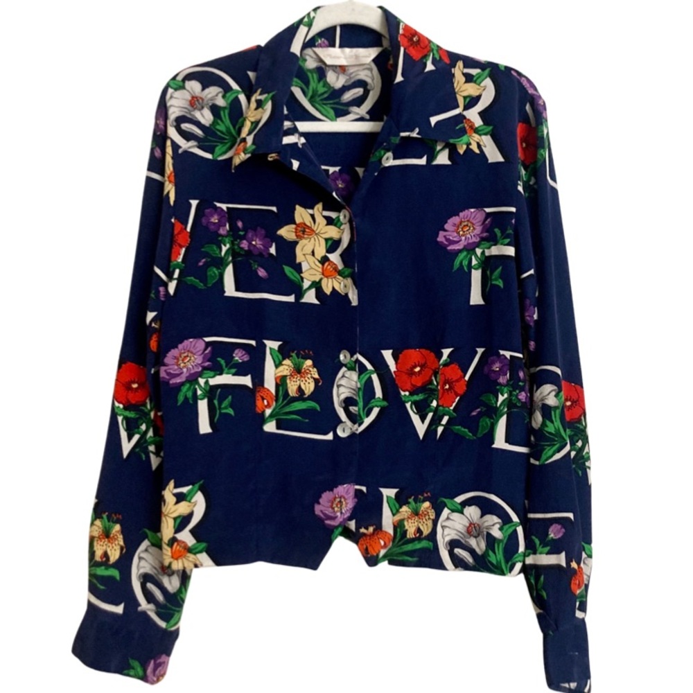 Floral Print Women's Blouse